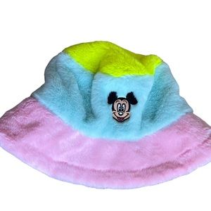 2022 Disney Parks Mickey Mouse Fuzzy Bucket Hat